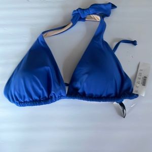 J Crew Blue NWT Bikini top M